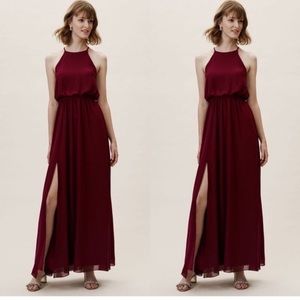 BHLDN Cayenne dress Burgundy